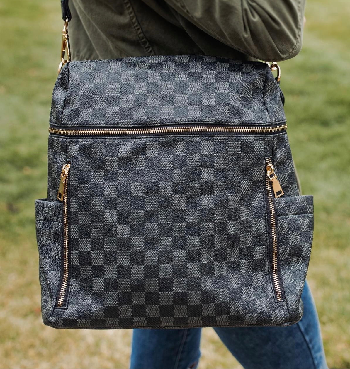 Checkered Backpacks – Bliss